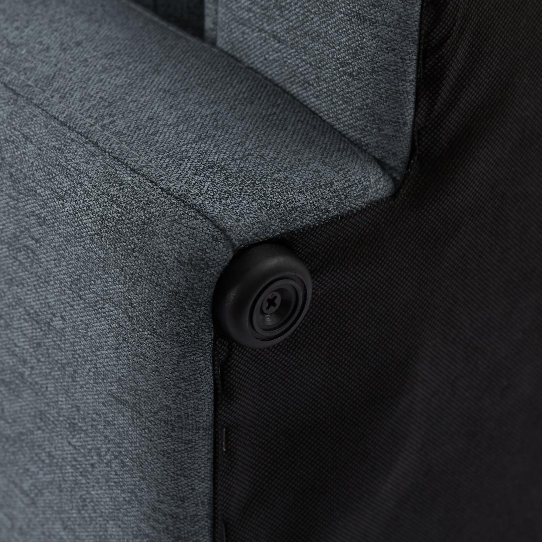 【ブルー】ソファーベッド 折りたたみベッド ローソファー シングルソファーベッド