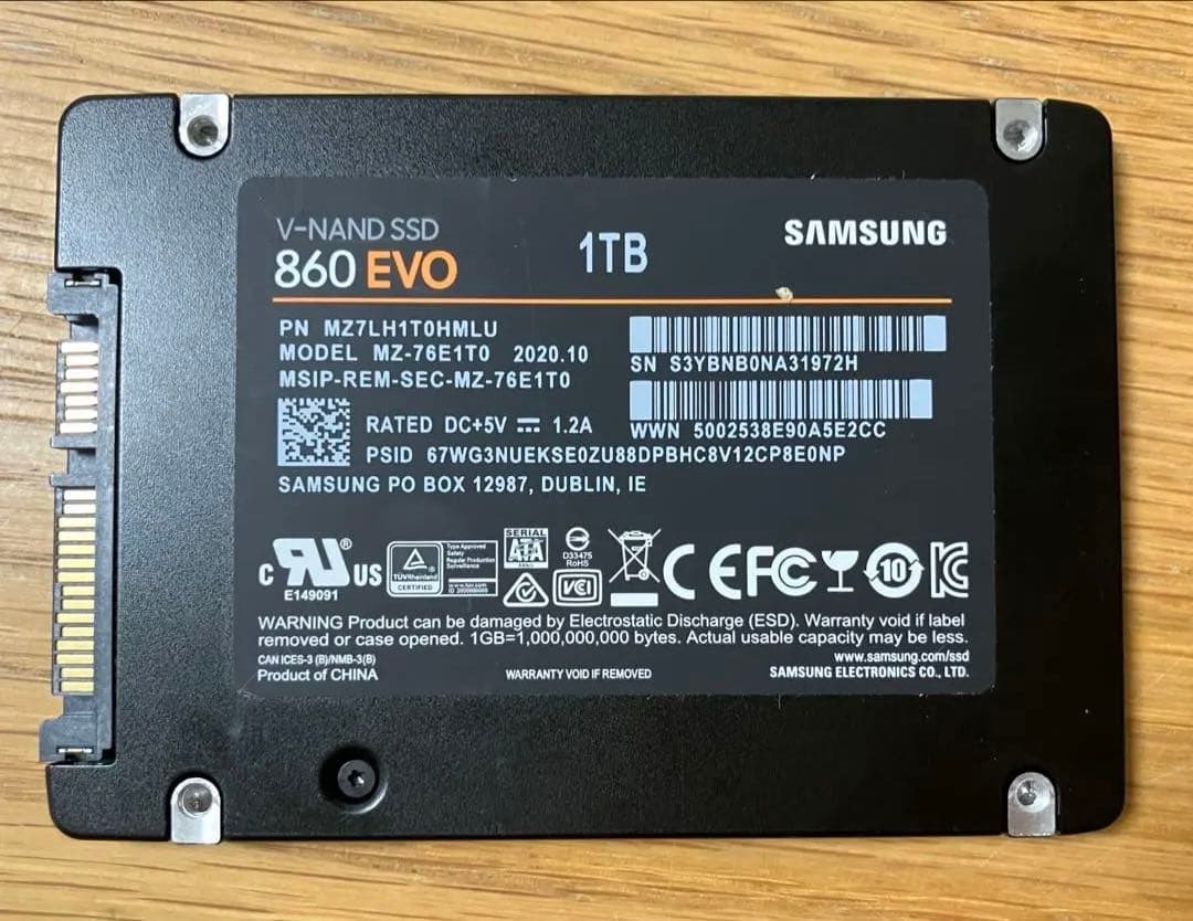 Windows10 SSD1TBパソコン