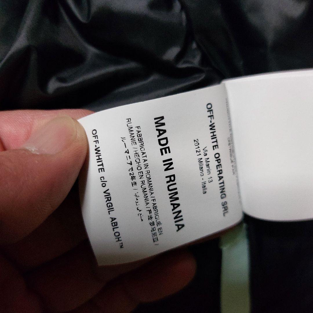 OFF-WHITE QUOTE PUFFER DOWN JKT ダウンジャケット