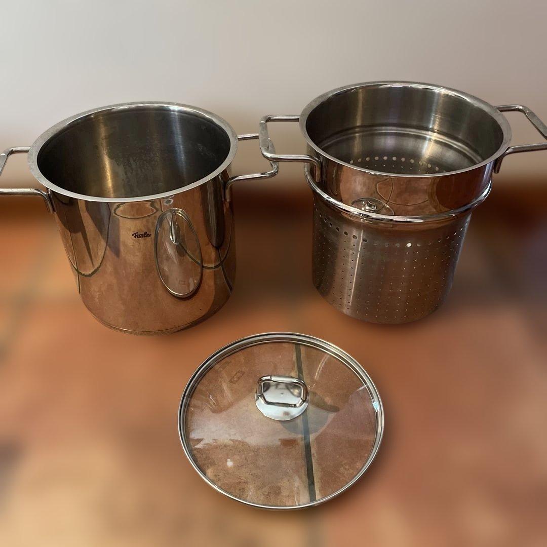 フィスラー　パスタ鍋　ガス火専用