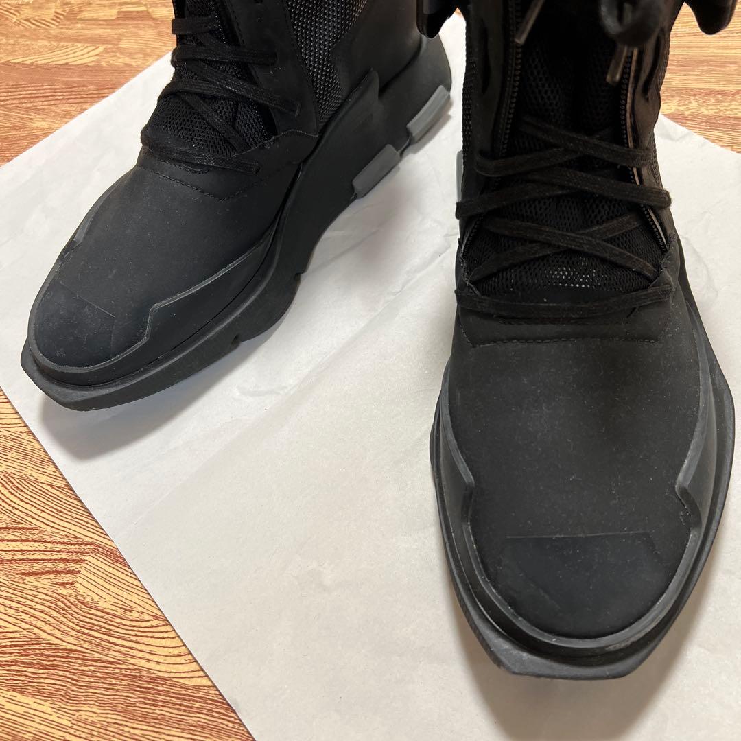 Y-3 ブラック ハイカットブーツ