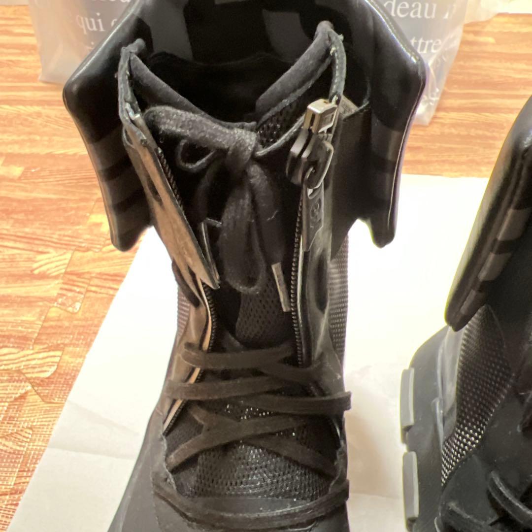 Y-3 ブラック ハイカットブーツ