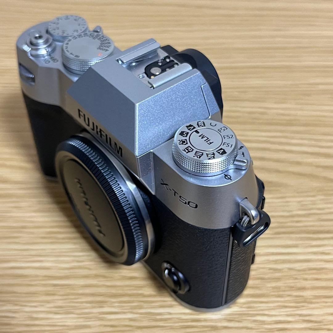 【メーカー保証有】 X-T50 FUJIFILM 本体 シルバー 富士フィルム