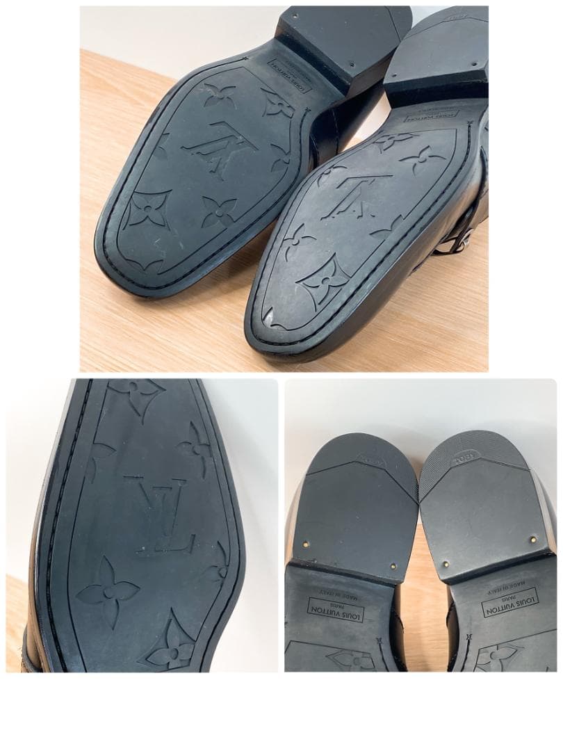 ルイヴィトン ビジネスシューズ 革靴 ビットローファー ブラック 黒 26.5㎝