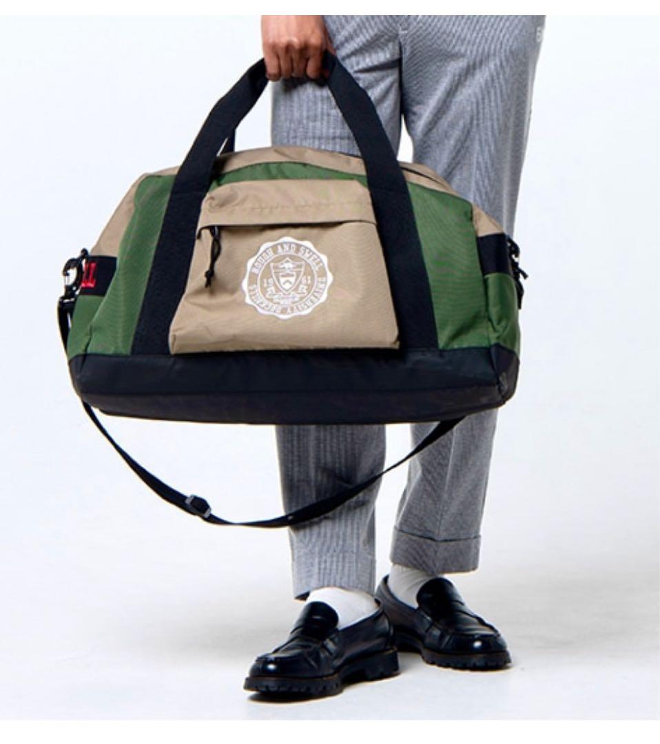 《新品未使用》ROUGH & SWELL COLLEGE BOSTON BAG