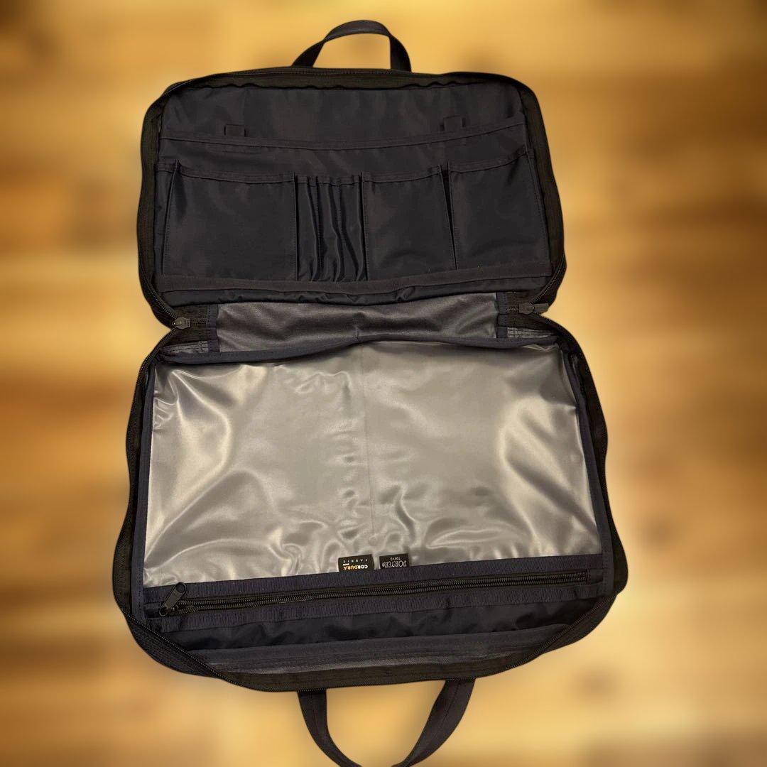 【値下げ中】PORTER ネイビー ビジネスバッグ【美品】