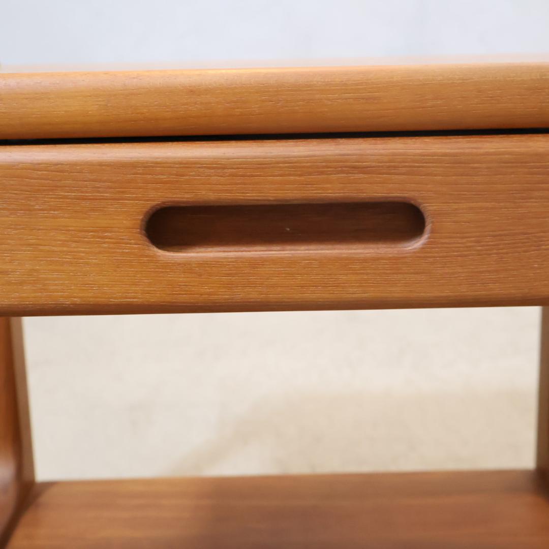 サリンモブラー ドロワーワゴン チーク材 サイドテーブル ヴィンテージ 北欧家具