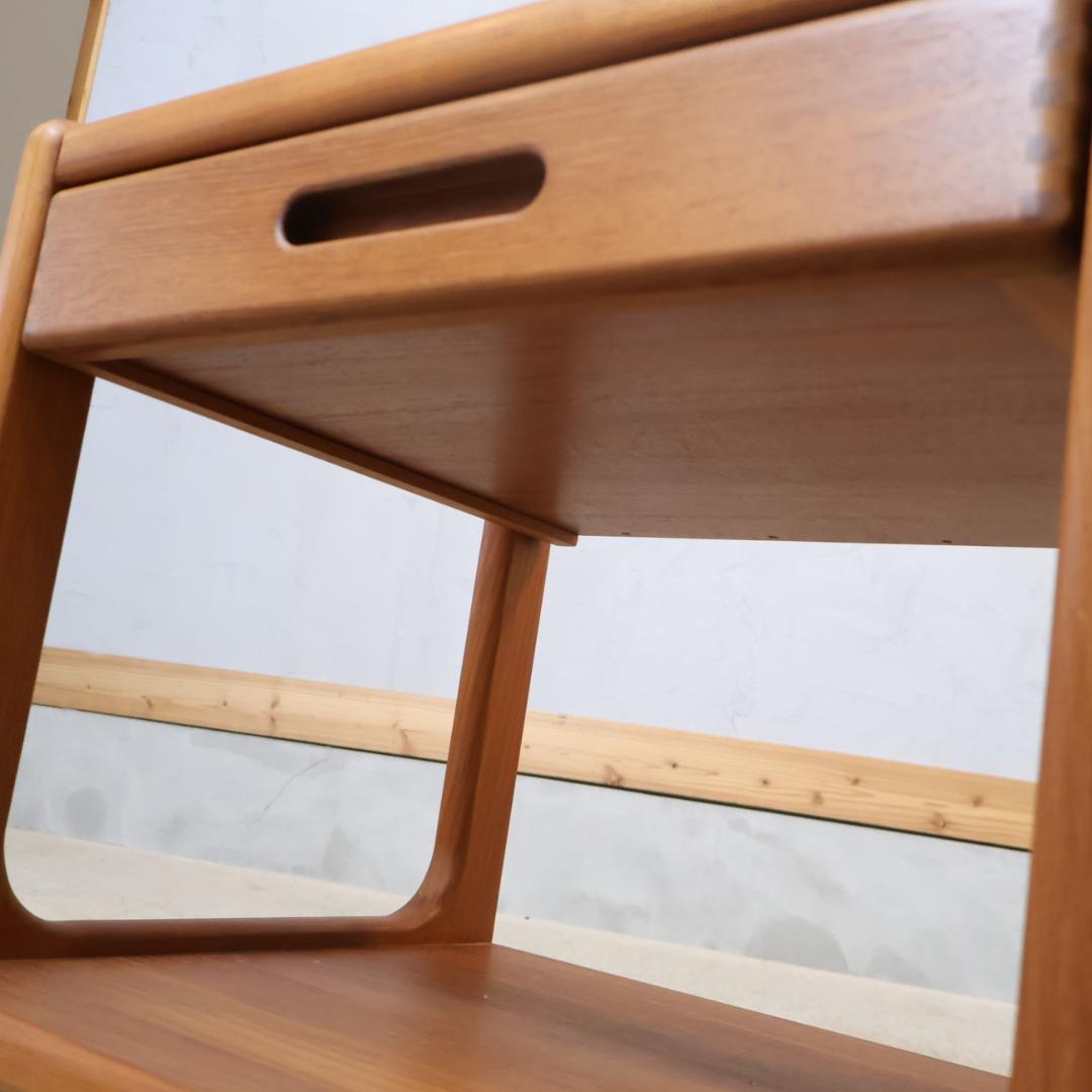 サリンモブラー ドロワーワゴン チーク材 サイドテーブル ヴィンテージ 北欧家具