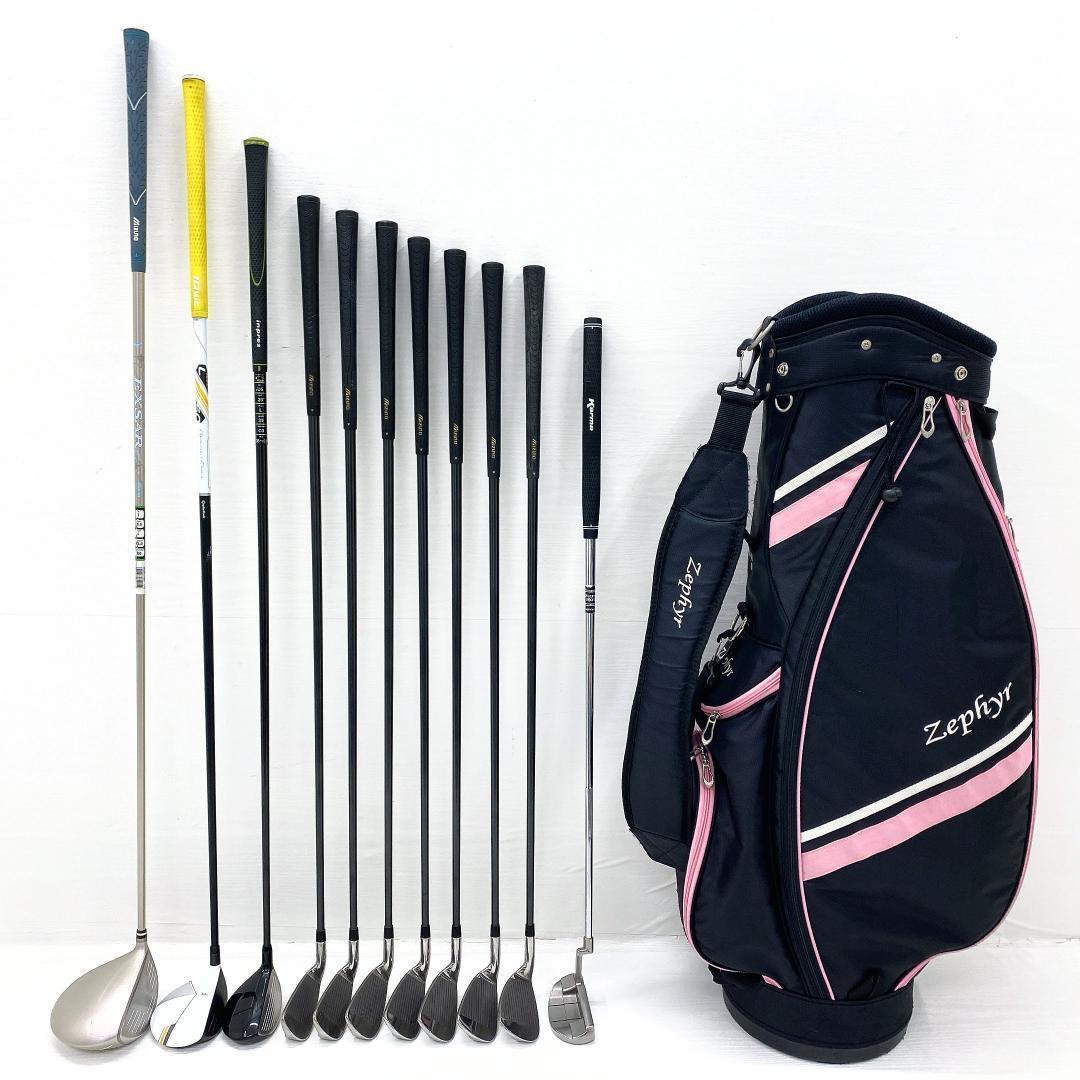 【バッグ無】 ミズノ テーラーメイド レディース ゴルフ クラブ 初心者 セット