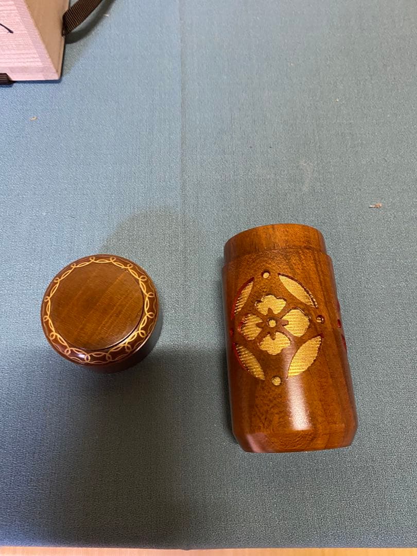 茶道具/中村宗悦 作　『七宝透巻莨入』共箱