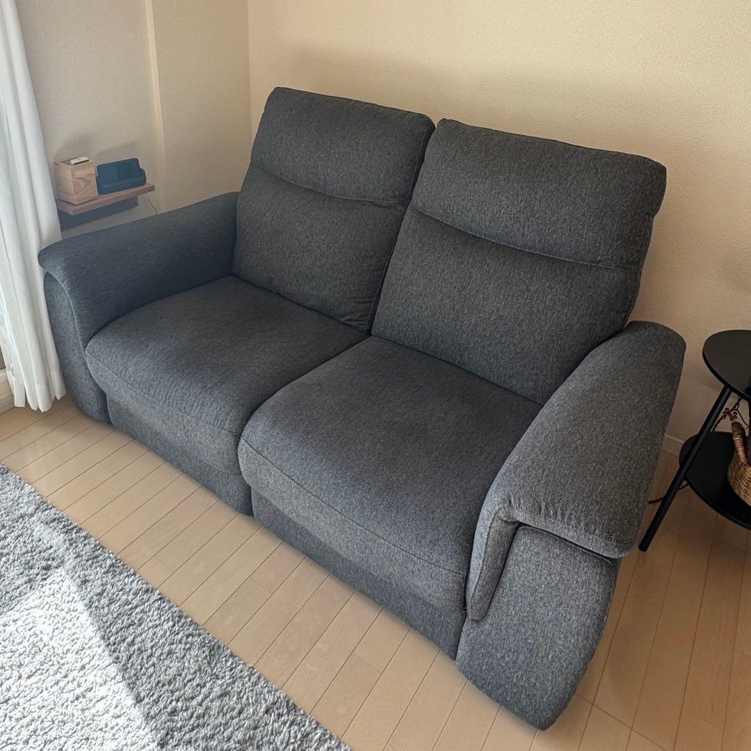 【1/20迄の出品】土日限定価格★ 電動ソファ 東京インテリア ダークグレー