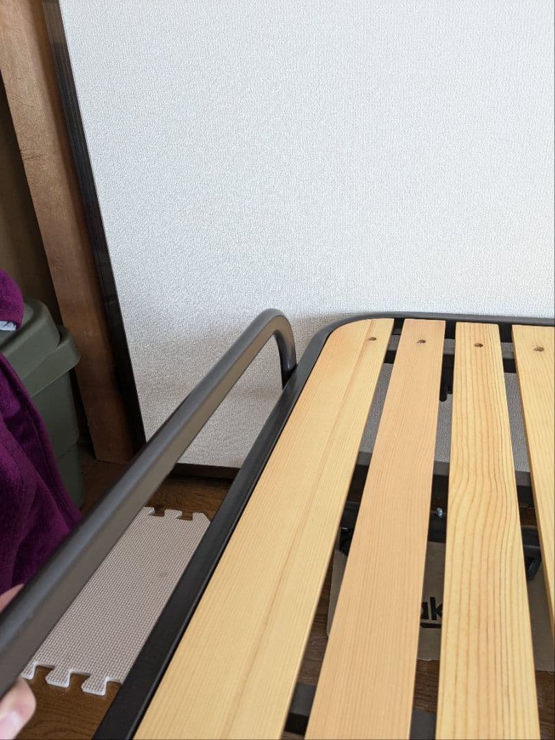 引き取り限定■折りたたみすのこベッド