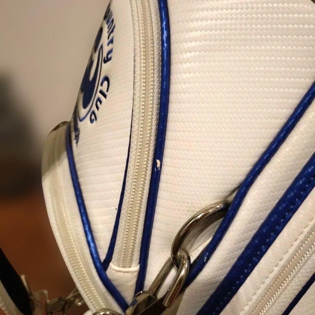 Aloha Standard ゴルフキャディバッグ ホワイト/ネイビー レア