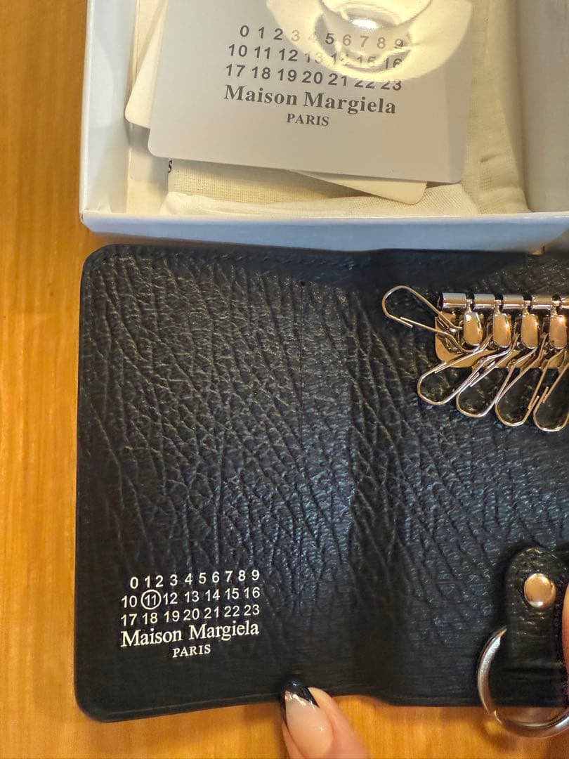 mina　Maison Margiela レザー キーリング