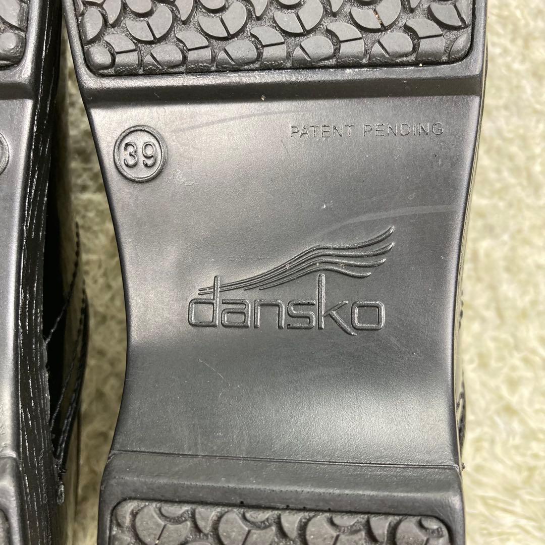『極美品』dansko XP ダンスコ クロッグ サボサンダル スリッポン 黒