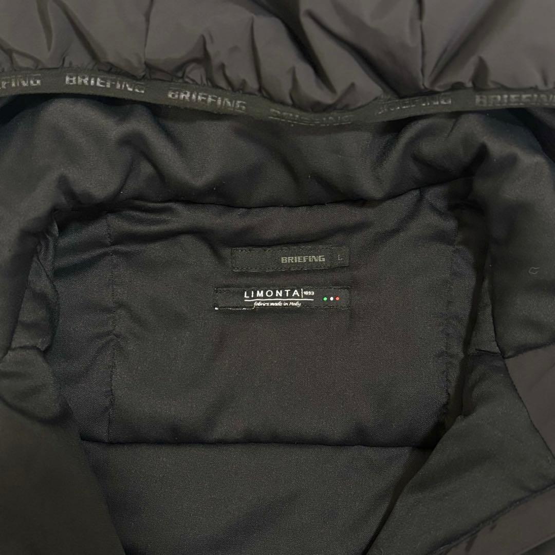 超希少✨ブリーフィング リモンタパッディドパーカ 中綿 L ブラック フード