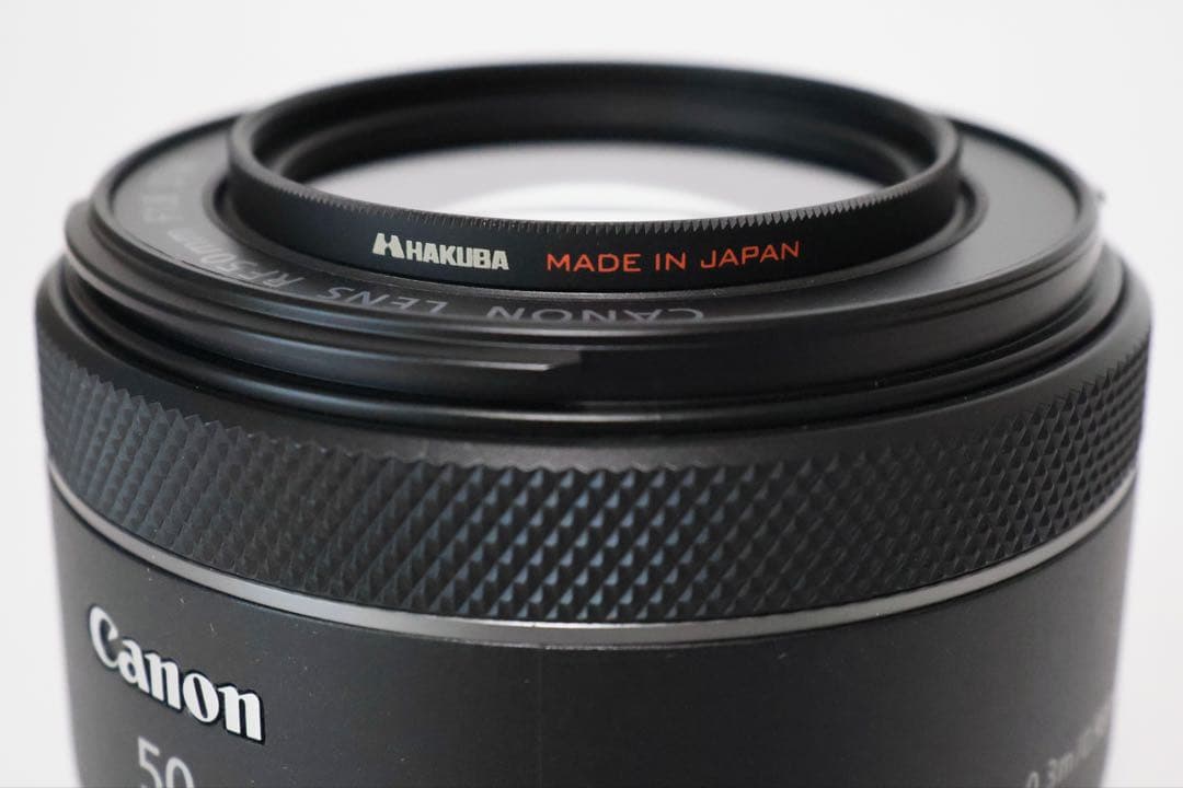 CANON RF50mm F1.8 STM｜保護フィルター付｜キヤノン