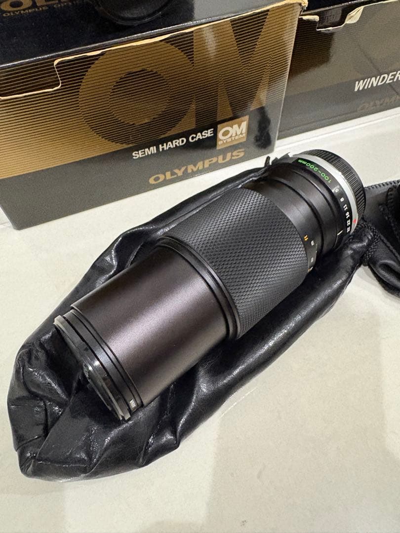 田*中様 オリンパス OM-1 ワインダー2 標準50ミリ 望遠100-200ミ