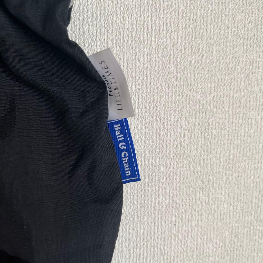 ボールアンドチェーン　阪急　スヌーピー 黒　M
