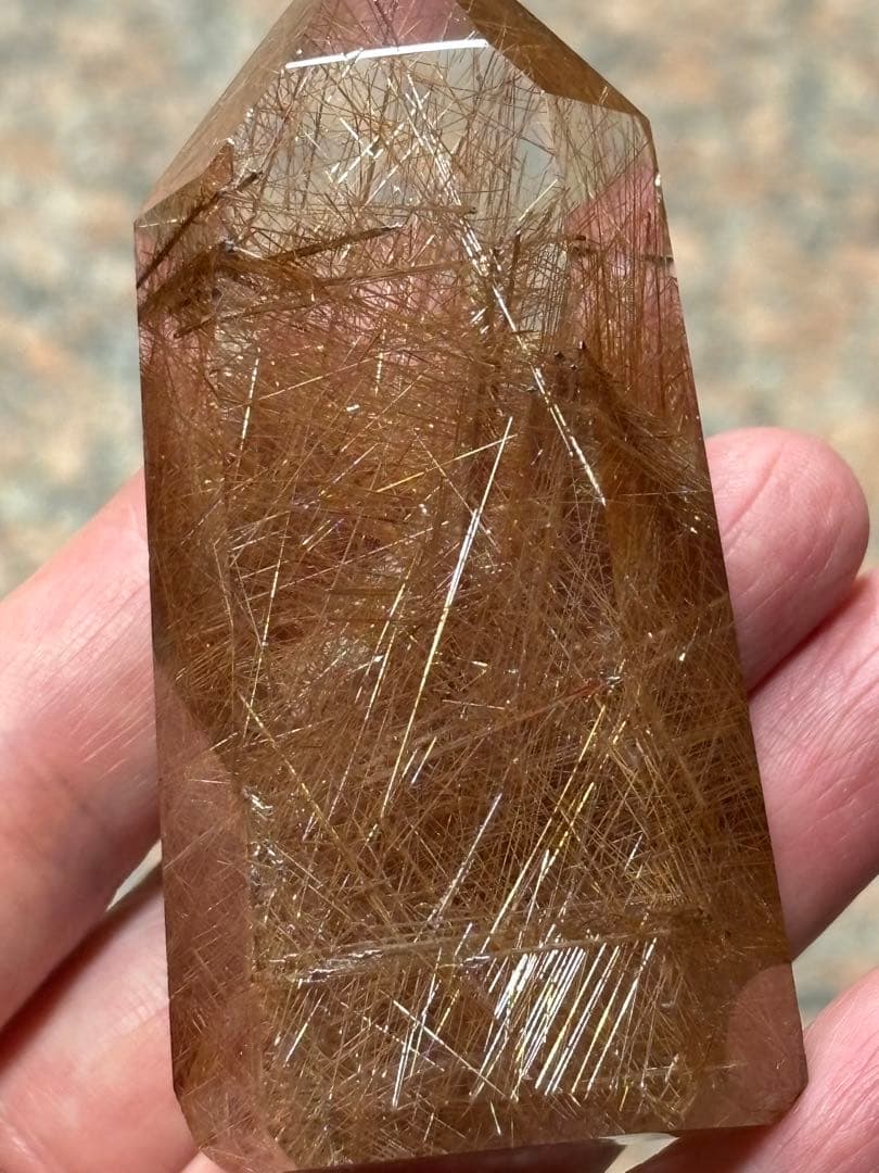 レア　ルチルインレムリアンクォーツ　レムリアン　137g 天然石