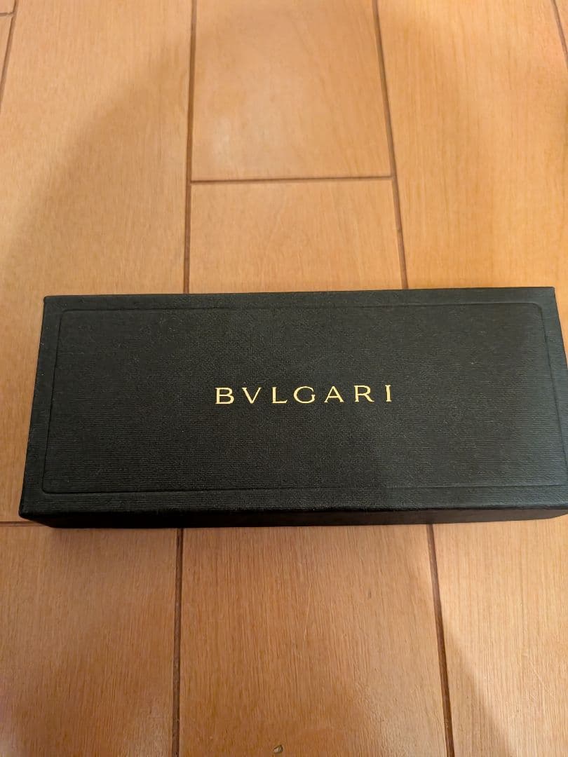 【完全未使用】BVLGARI キーホルダー・キーリング シルバー/ブラック