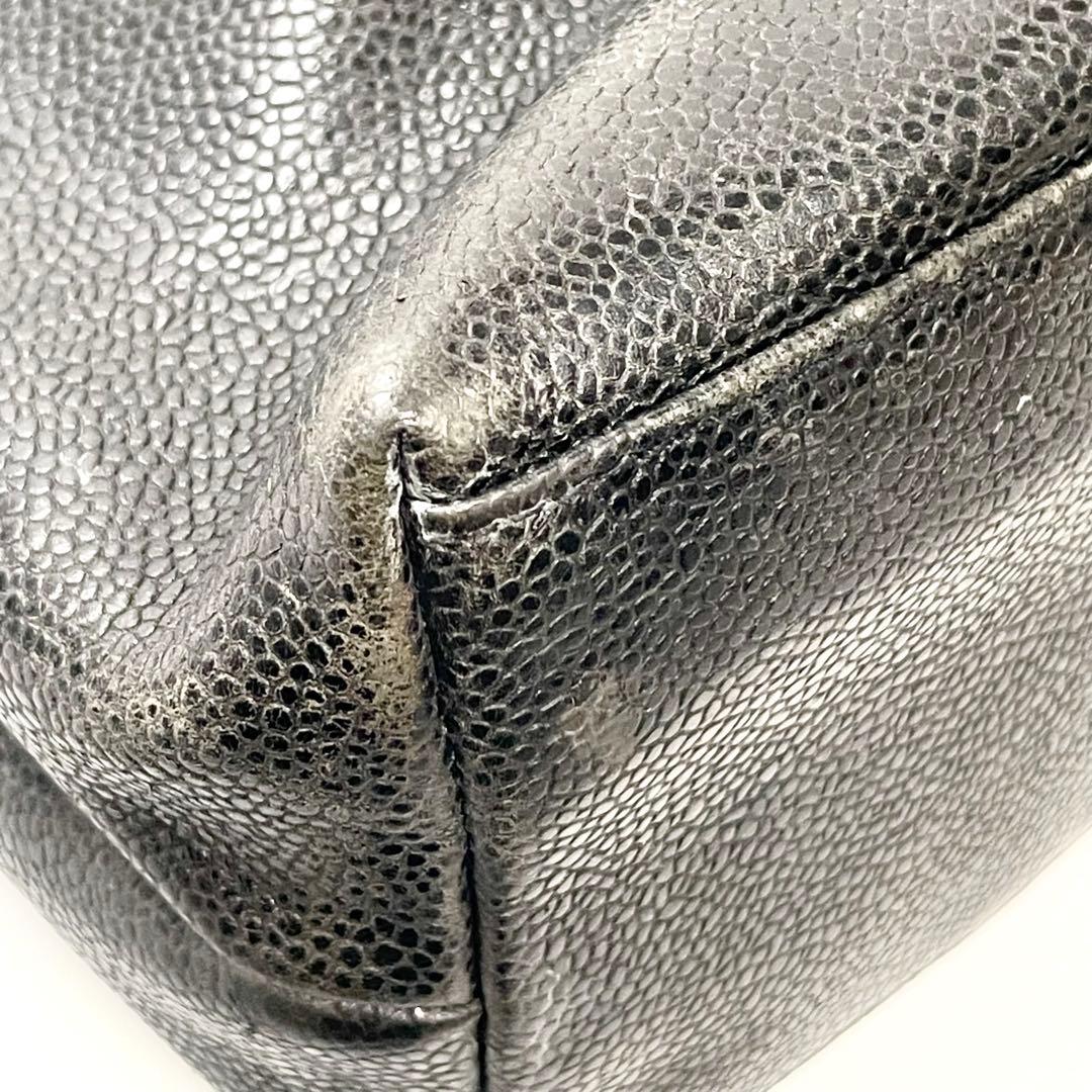 Yuko☆シャネル　キャビアスキン　ターンロック　チェーン　ショルダー