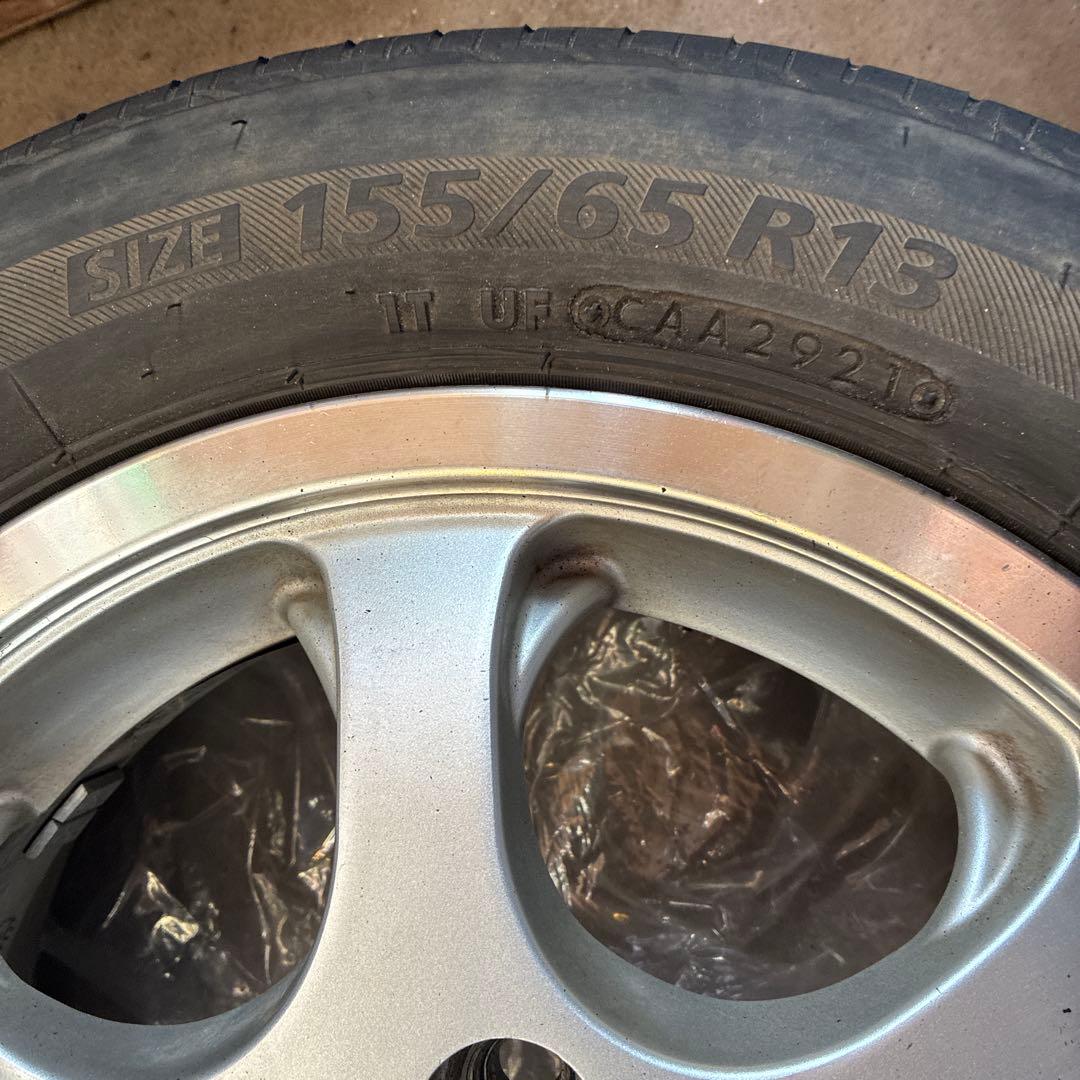 Bridgestone 155/65 R13 タイヤ・ホイールセット4本セット