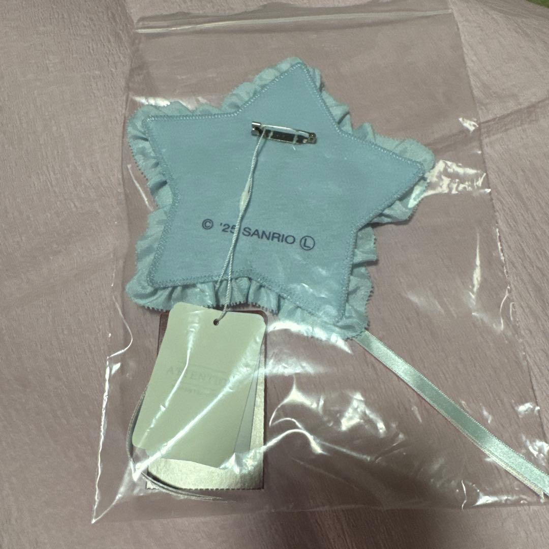 新品未使用　ピンクハウス　リトルツインスターズ　ワッペンブローチ