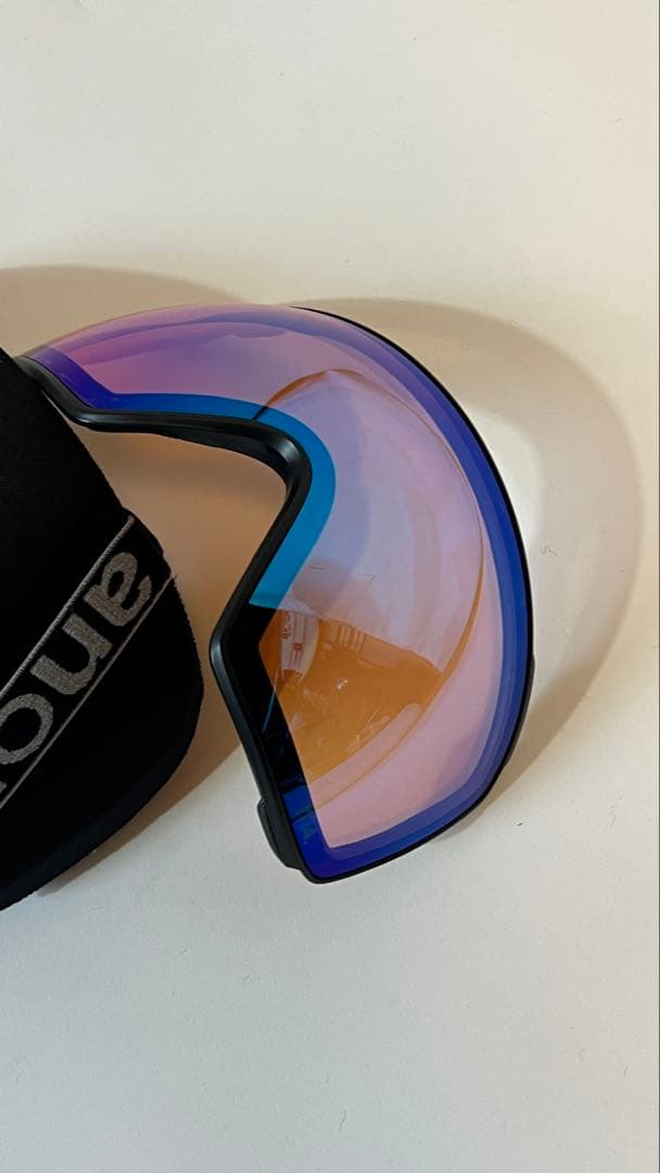 ANON M4 ゴーグル　レンズ2枚とケース1枚　ブルーミラー　ブラウンレンズ