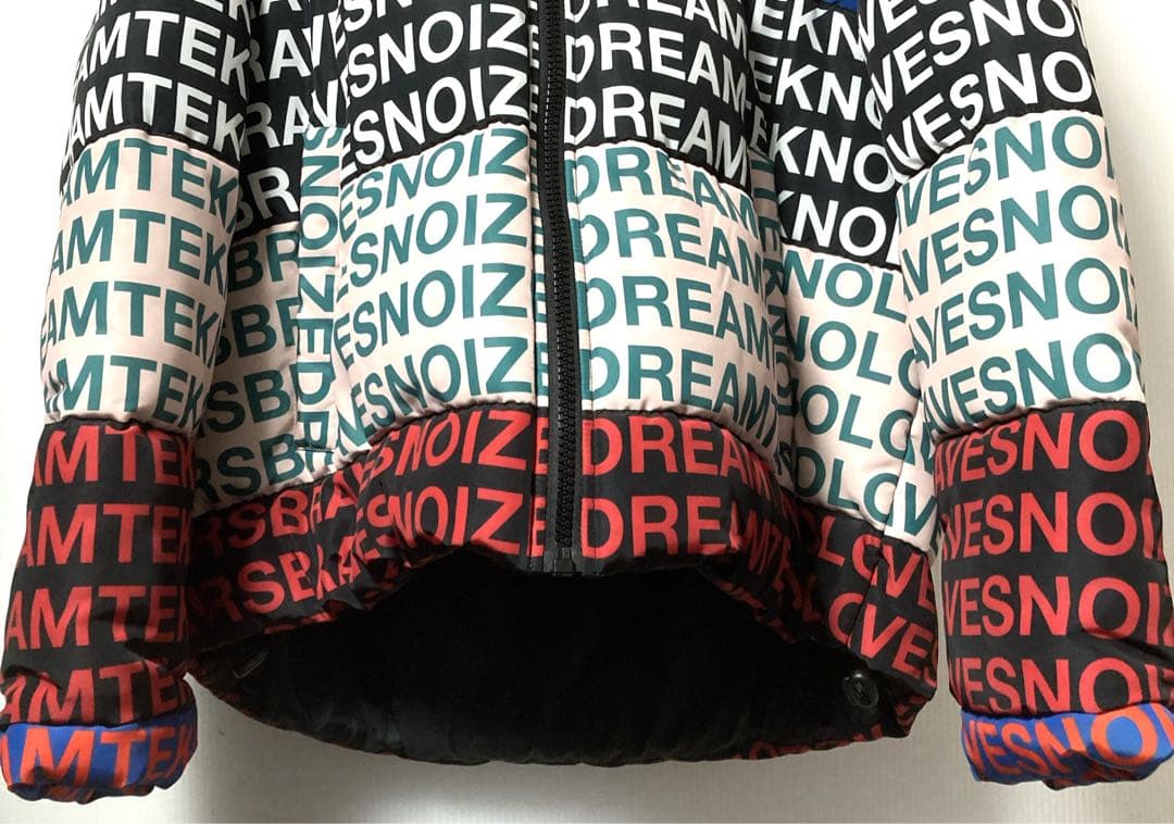 フ*ト様 DIESEL 定価約5万円 アシンメトリー カラフルダウンジャケット