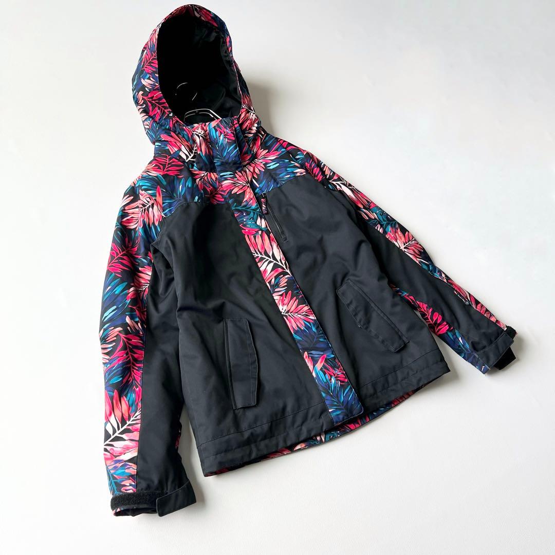 3250【美品】ROXY ジャケット 袖切替デザイン トロピカル　レディース