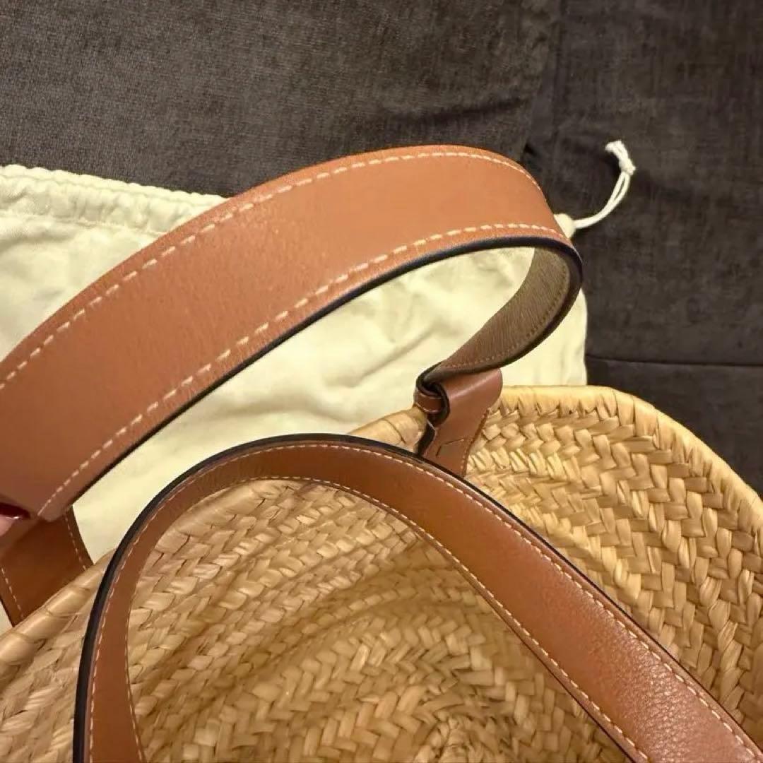 【美品】LOEWE　バスケットバッグ　スモール　ロエベ　かごバッグ　カゴ