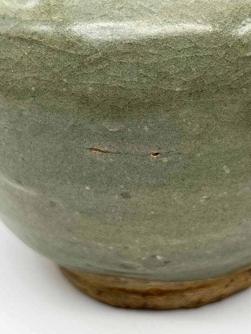 宋時代　青磁高足鉢　茶碗　景徳鎮　唐物　古賞物　時代物(C-67)
