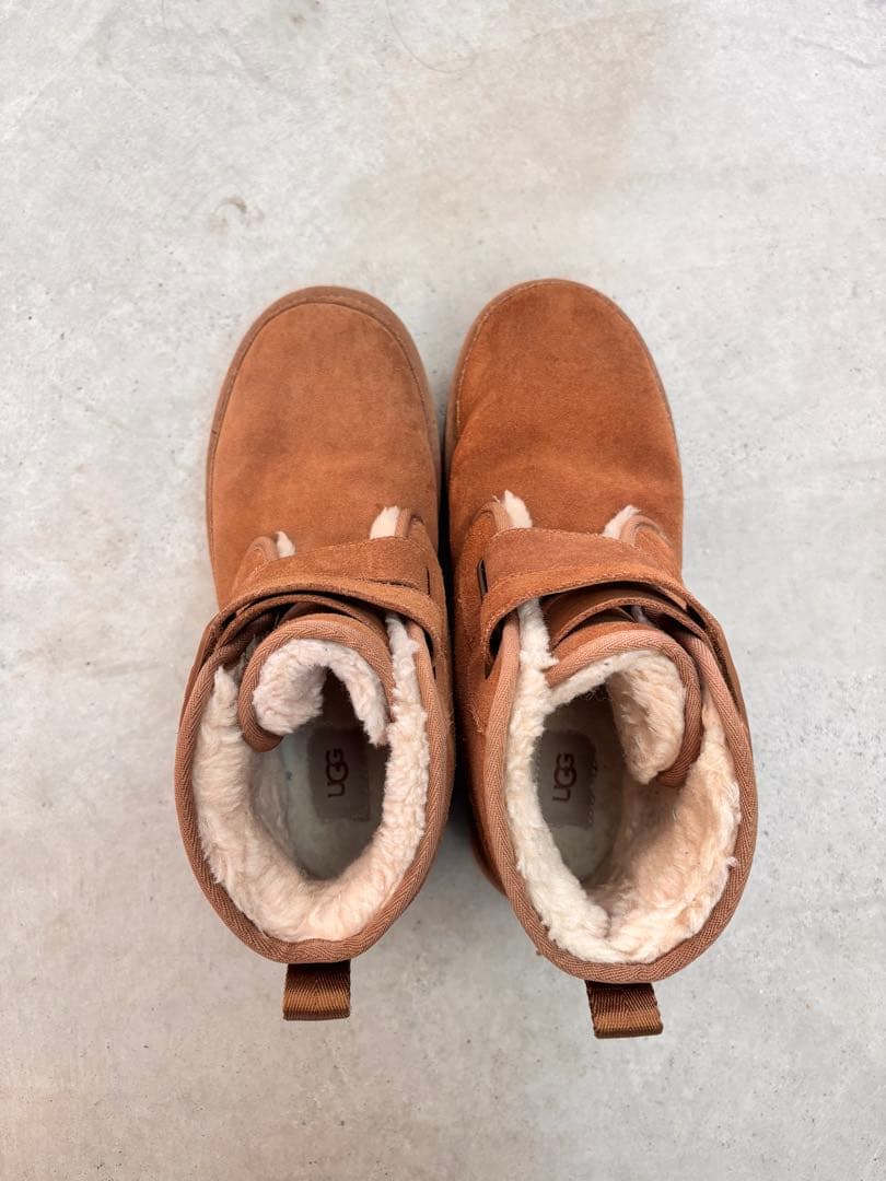 UGG ブラウン ムートンブーツ 厚底