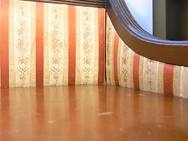 イギリス70s　テレフォンチェア　マホガニー　アンティーク