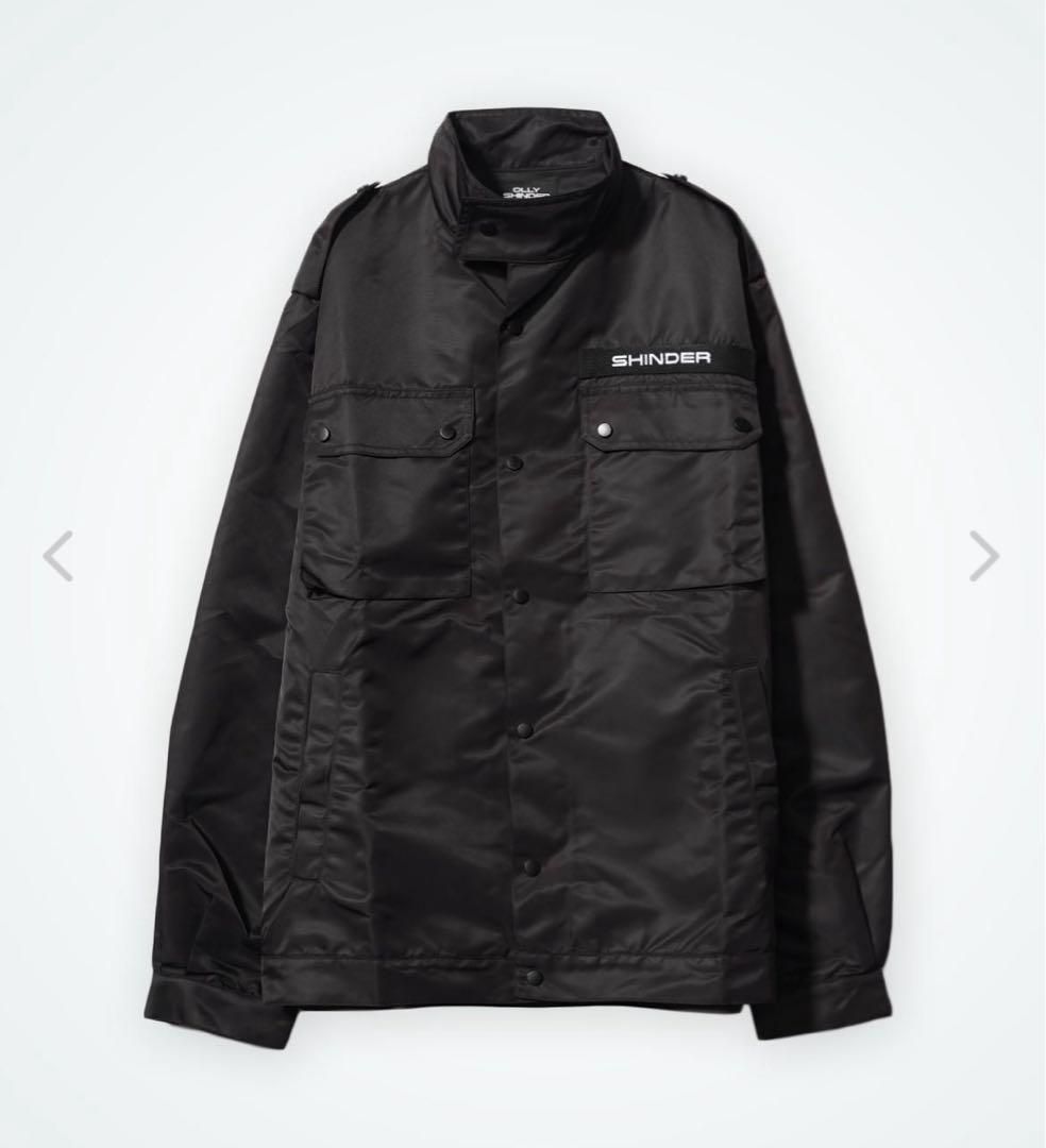 【定価10万円】 オリーシンダー ブラック ミリタリーナイロンジャケット