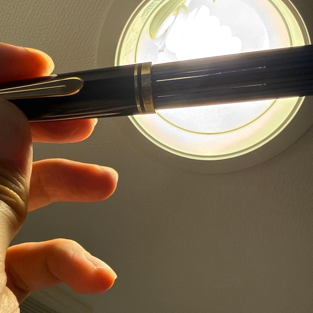 ペリカン Pelikan 万年筆 M600 スーベレーン 青縞 F 細字