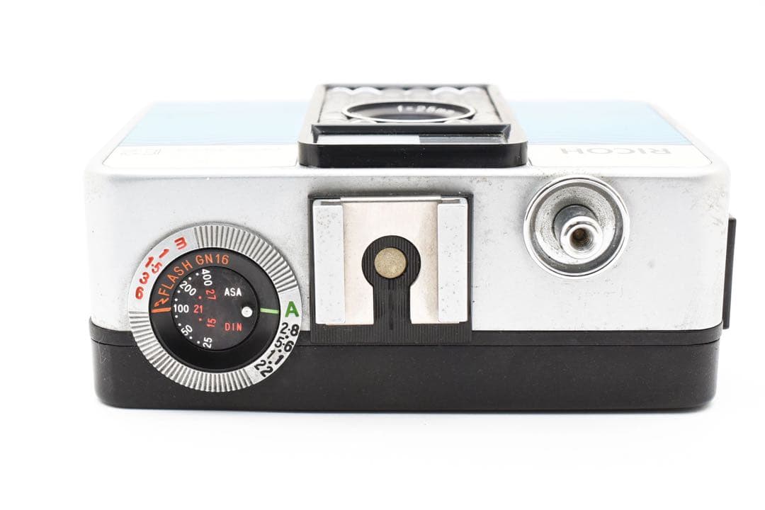 #187 ★良品★ Ricoh E2 オートハーフ　希少色　ラインブルー