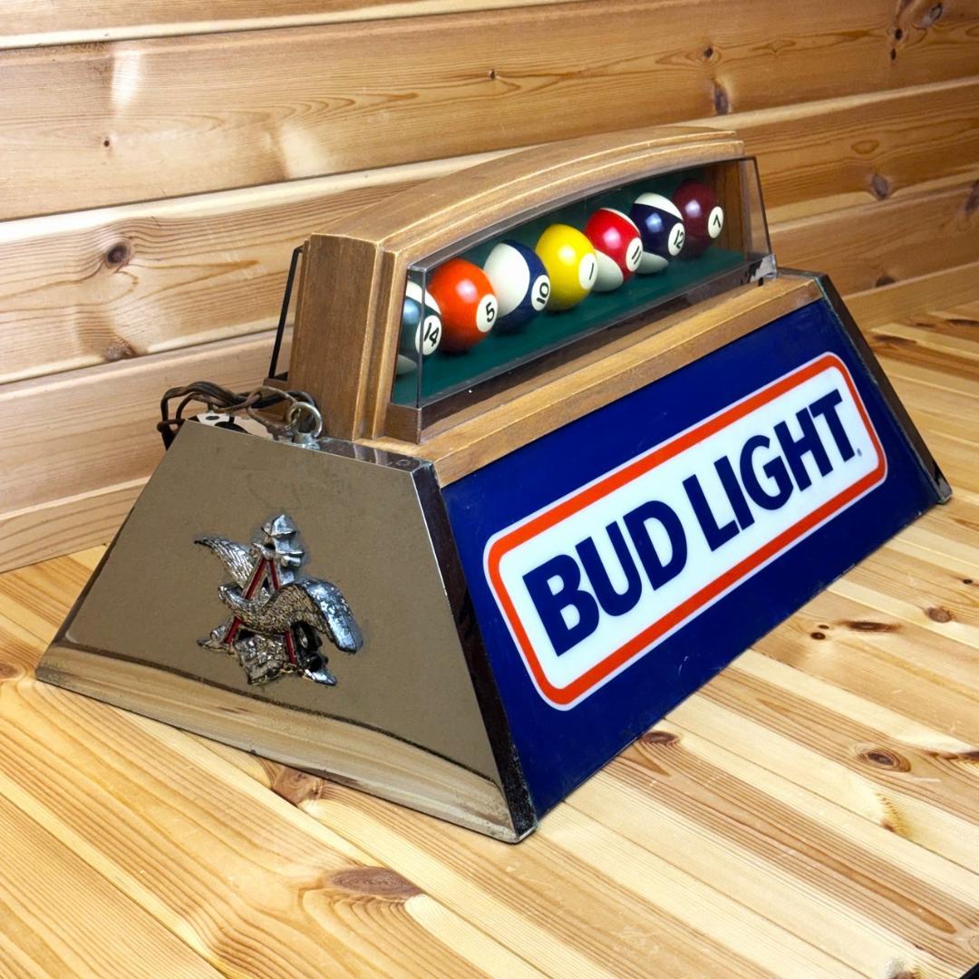 BUD LIGHT プールランプ バドライト ビリヤード ライト ビンテージ