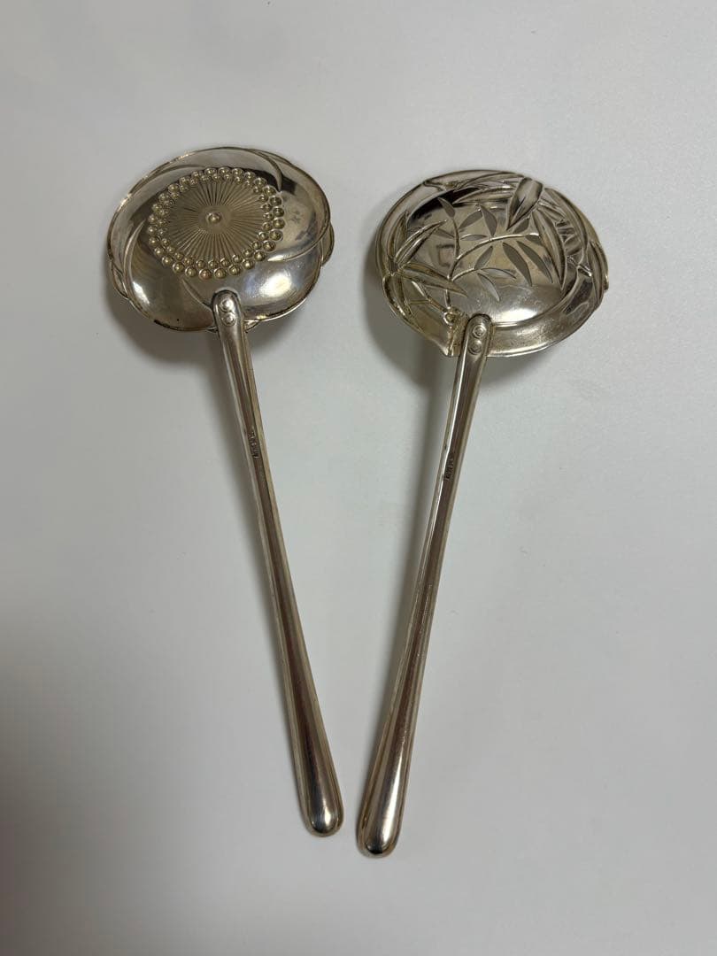 湯豆腐スプーンセット 銀製 三越