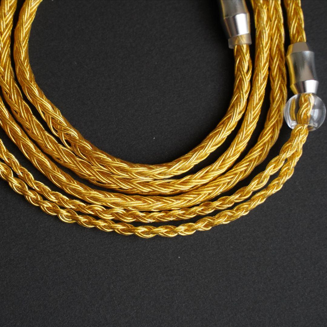 【超希少】16芯 金メッキリケーブル 膨張式mmcx/4.4mm バランス