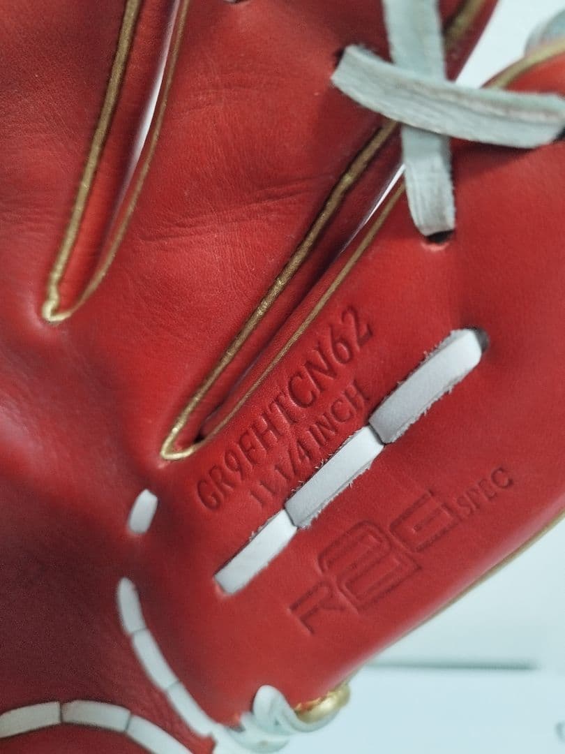 Rawlings 軟式グラブハイパーテック ／レッド×ゴールド×ブラック