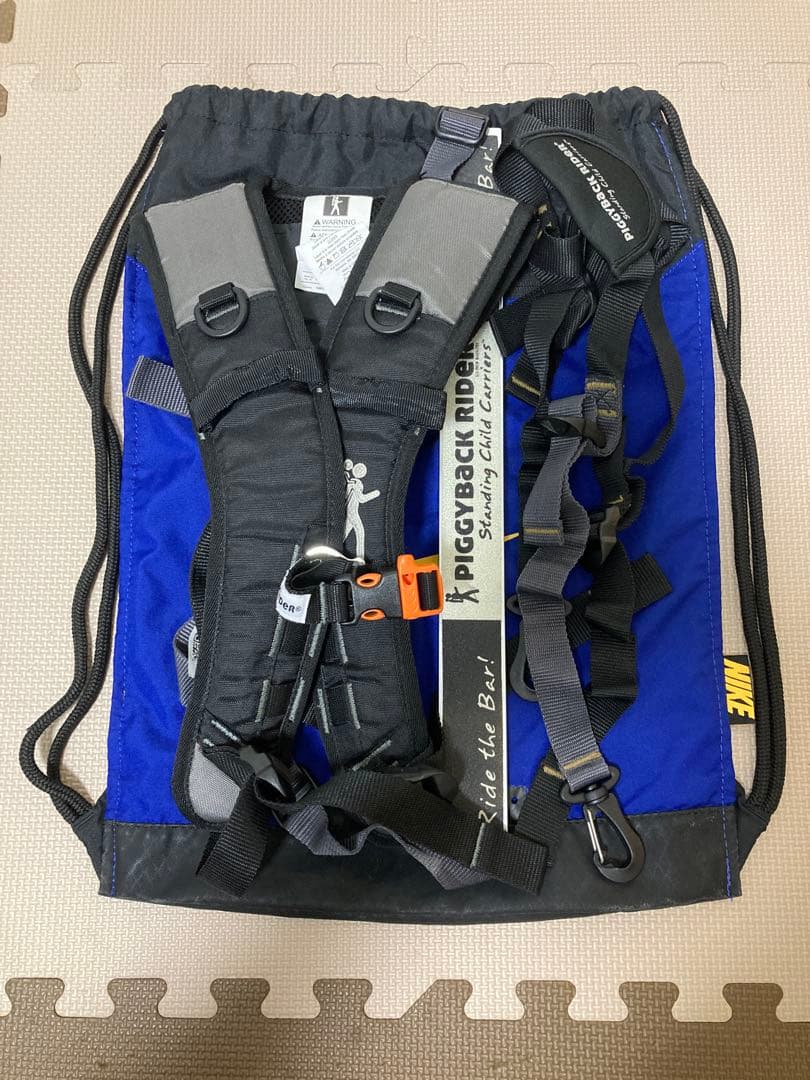 PIGGY BACK RIDER おんぶ紐 ナイキ袋付き 美品