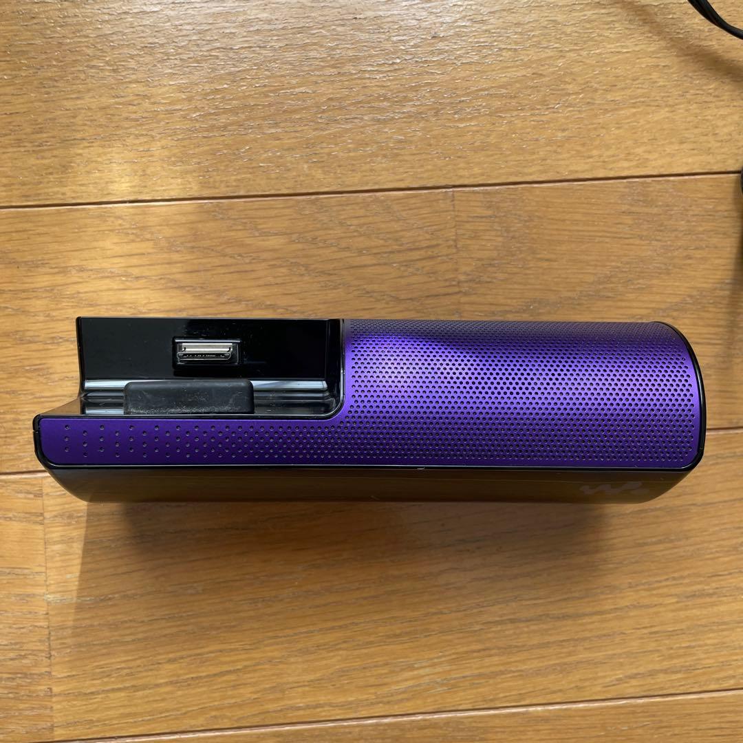 パープル ポータブルスピーカー ウォークマン　RDP-NWT19