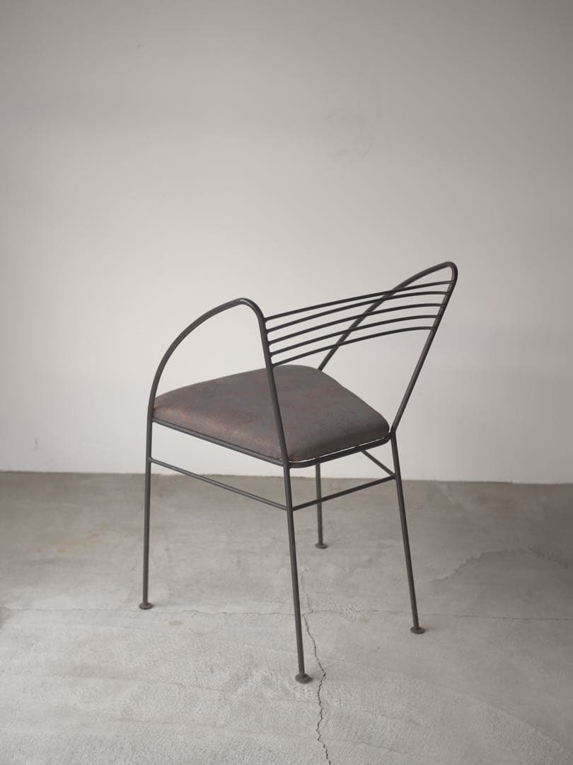 椅子　光製作所　ダイニングチェア　チェア　アイアン　古家具　古道具　昭和レトロ