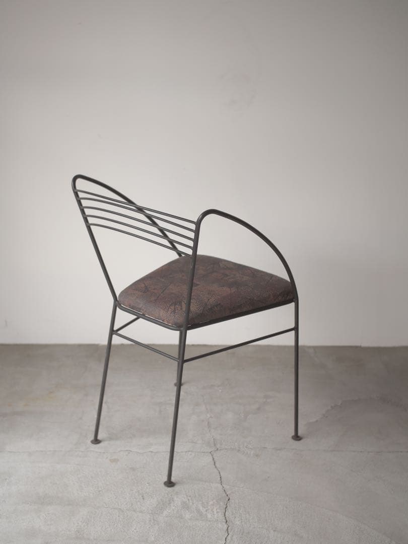 椅子　光製作所　ダイニングチェア　チェア　アイアン　古家具　古道具　昭和レトロ