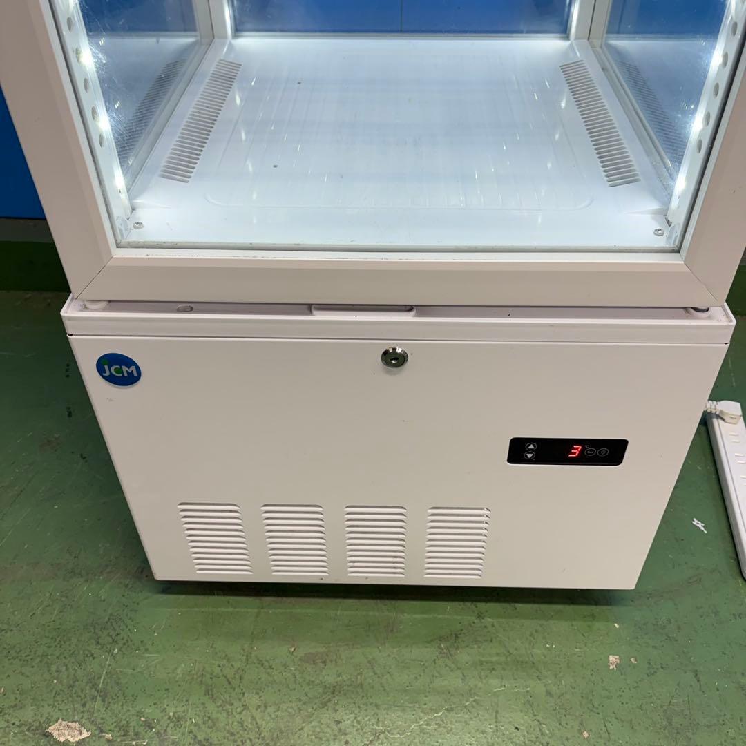 698 冷蔵ショーケース　4面ガラス　215L 業務用　動作保証付き　右開き