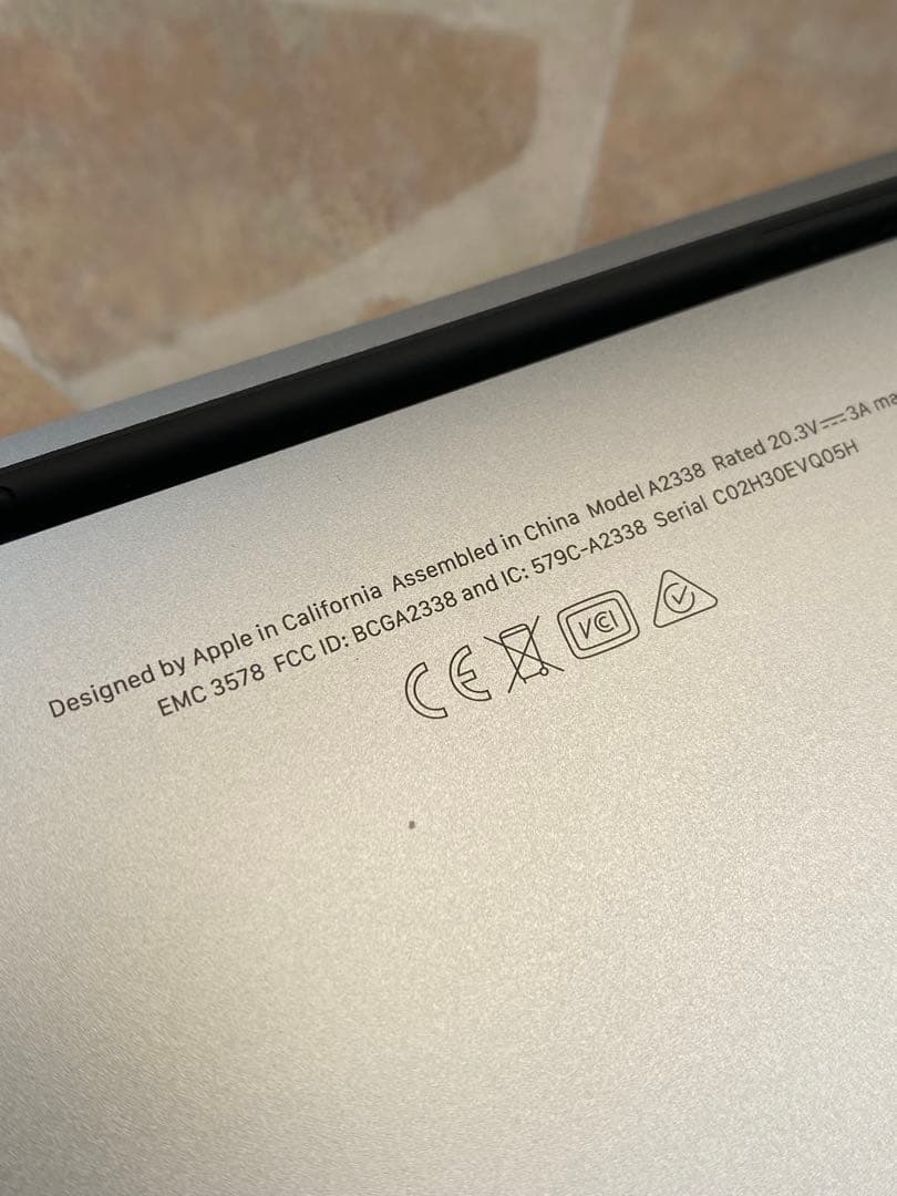 MacBook本体 MacBook Pro 13 M1 2020 8GB 512GB A2338