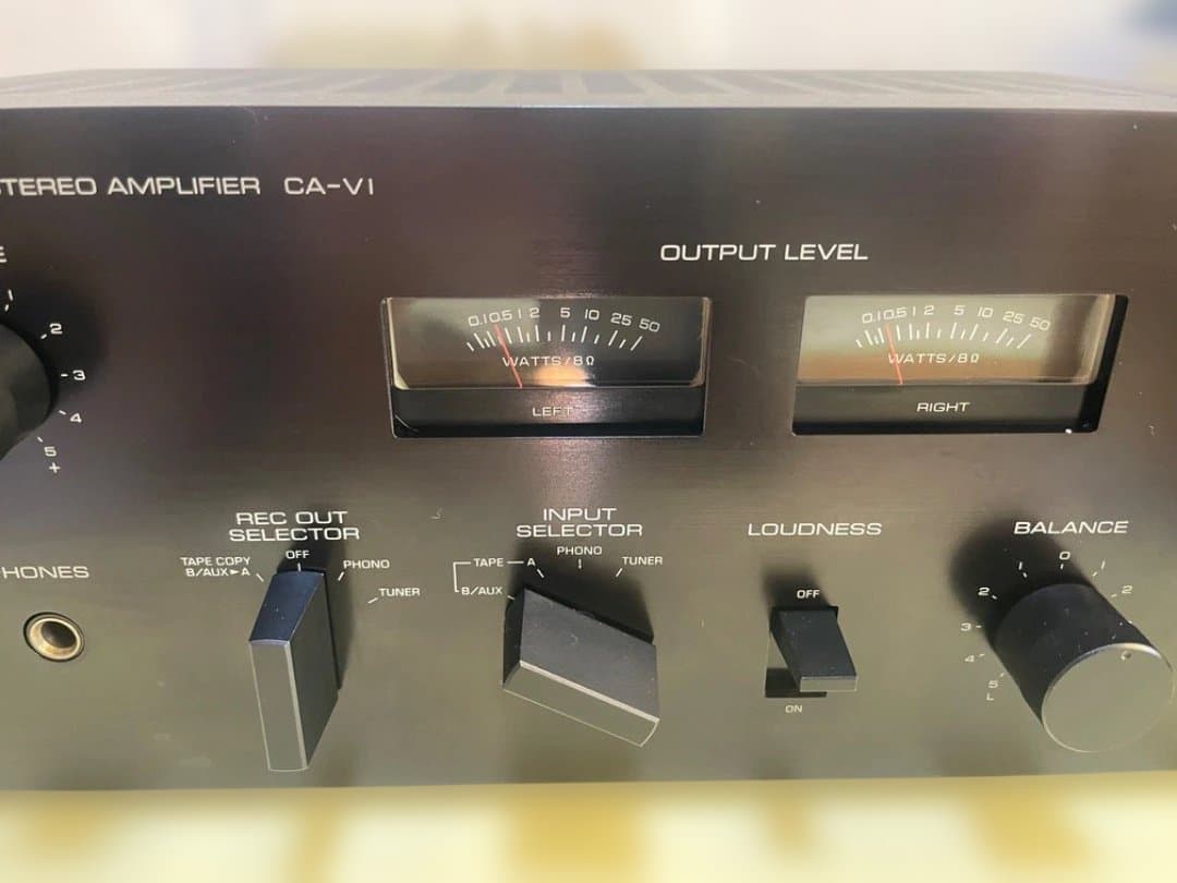 き*げ様 YAMAHA CA-V1　プリメインアンプ　昭和のレトロなオーディオ