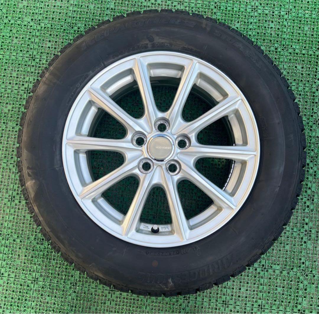 195/65R15 2023年製 ブリヂストン スタッドレス・4本 50プリウス